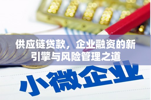 湖南供应链贷款，企业融资的新引擎与风险管理之道