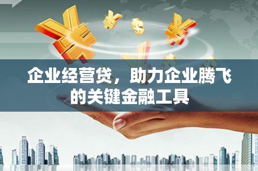 湖南企业经营贷，助力企业腾飞的关键金融工具