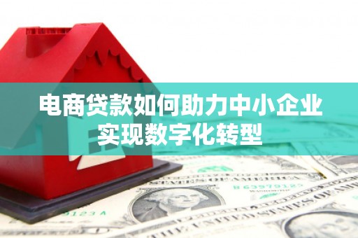 湖南电商贷款如何助力中小企业实现数字化转型
