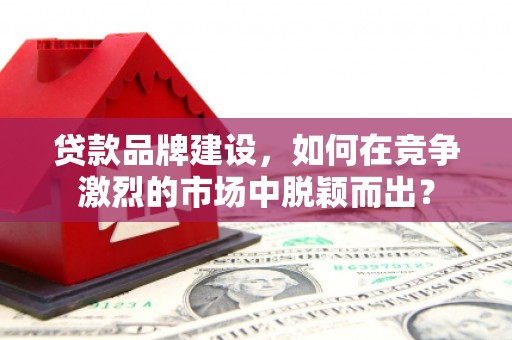 湖南贷款品牌建设，如何在竞争激烈的市场中脱颖而出？