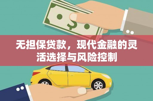湖南无担保贷款，现代金融的灵活选择与风险控制