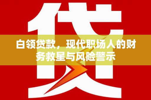 湖南白领贷款，现代职场人的财务救星与风险警示