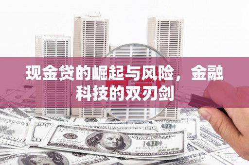 湖南现金贷的崛起与风险，金融科技的双刃剑