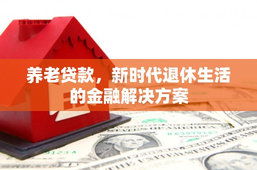 湖南养老贷款，新时代退休生活的金融解决方案