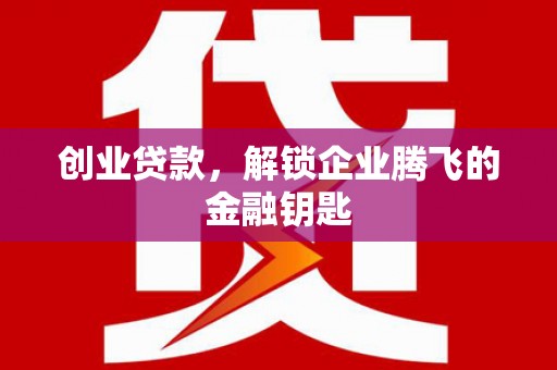 湖南创业贷款，解锁企业腾飞的金融钥匙