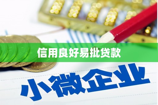 湖南信用良好易批贷款